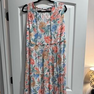 Women’s Midi Floral Dress - LOFT